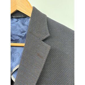 Ted Baker Sport Coat Blazer Suit Jacket‎ Men Size 44 L Blue Brown Double Vented